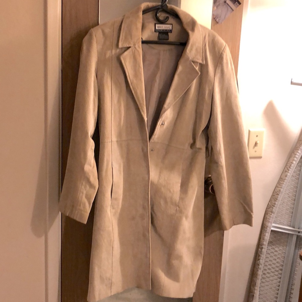 Leather coat